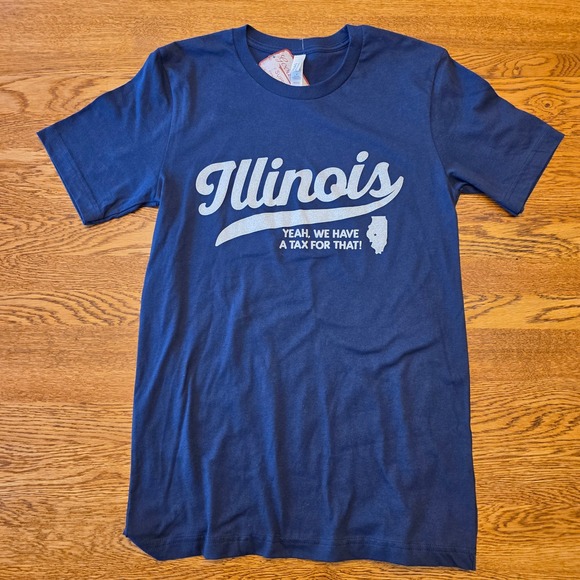Goose Island Other - NWT Goose Island Illinois Tax For That Navy Blue Graphic T-Shirt‎ Mens Small